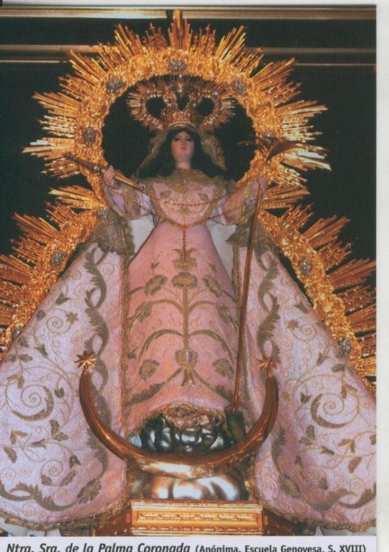 Postal 009901: Virgen Ntra Sra de la Palma Coronada, iglesia de la Palma en Cadiz
