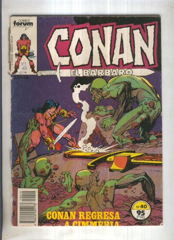 CONAN EL BARBARO, Vol.1 Numero 40: La Muerte Helada  (Forum)
