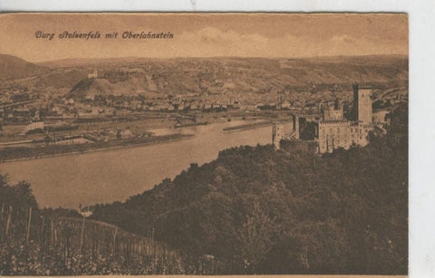 Postal 008578: Burg stolsenfels mit oberlahnstein