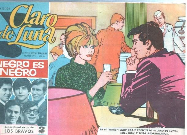 Claro de Luna numero 368: letra de la cancion en interior