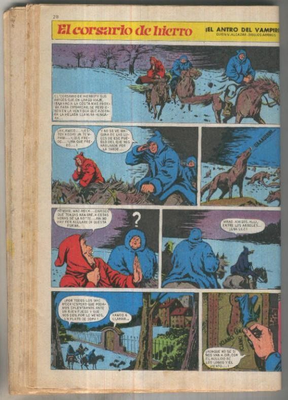 El Corsario de Hierro, aventura 8 paginas: El antro del vampiro