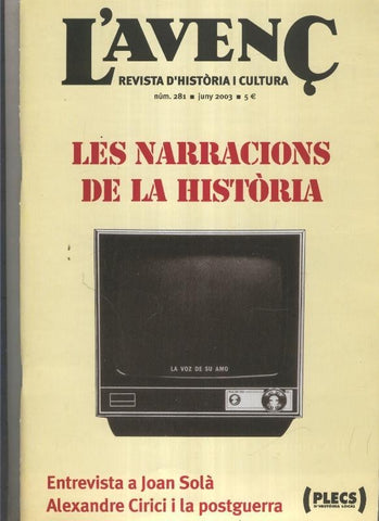 Revista L'Avenç numero 281: El documental historic