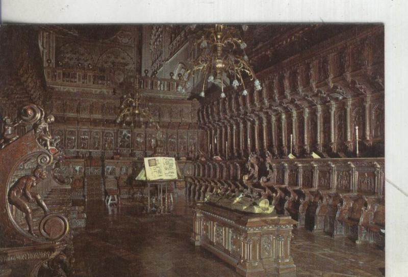 Postal 4019 : Burgos: catedral: coro Borgoñon (siglo XVI)