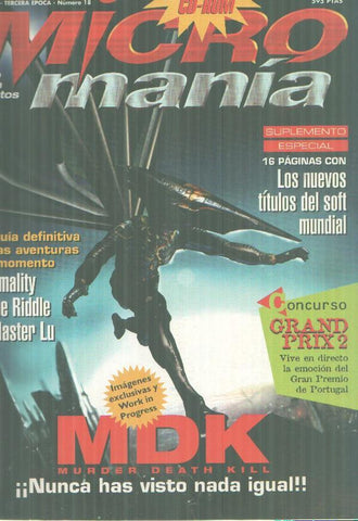Micromania, 3ª epoca numero 18, sin el CD ROM