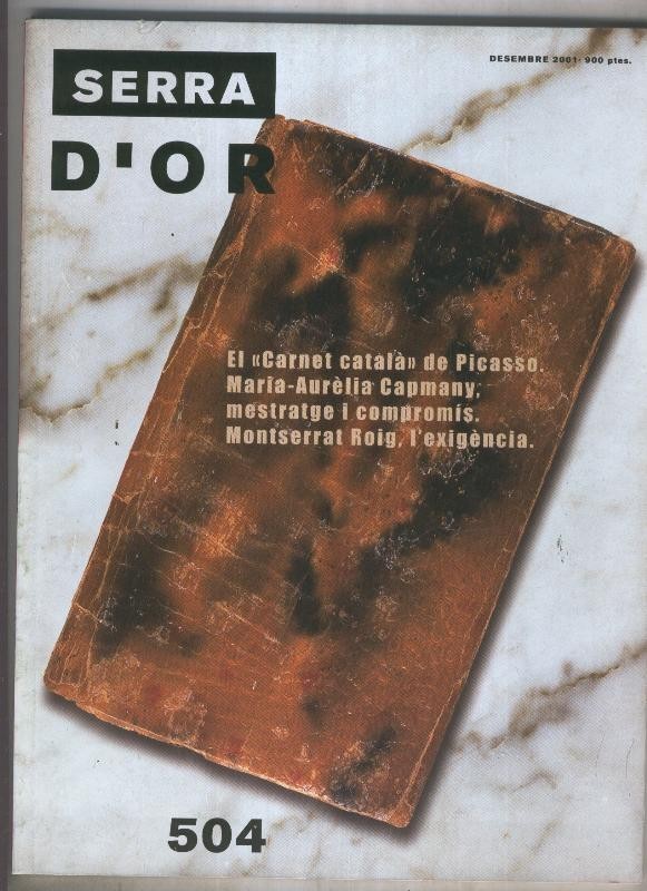 Serra D,Or numero 504: Montserrat Roig