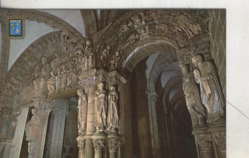Postal 3992 : Portico de la gloria en la catedral de Santiago de Compostela