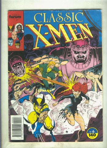 Classic X Men volumen 1 numero 06: Feliz Navidad, patrulla (numerado 1 en trasera)