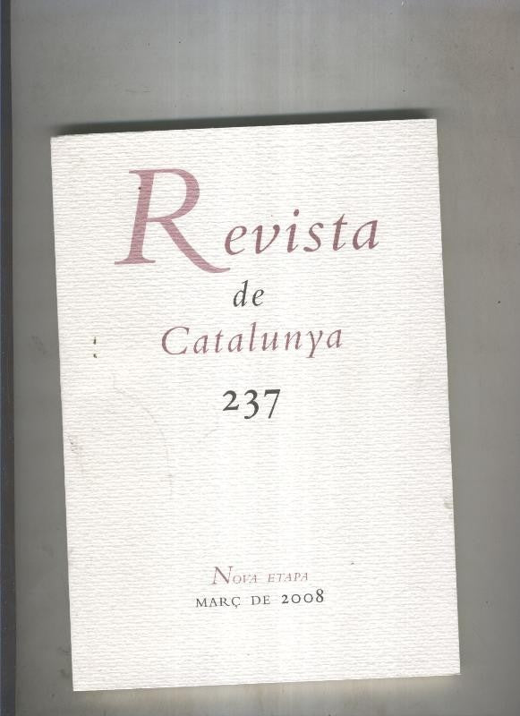 Revista de catalunya numero 237