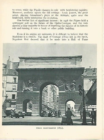 LAMINA 1809: PARIS. Saint Martin