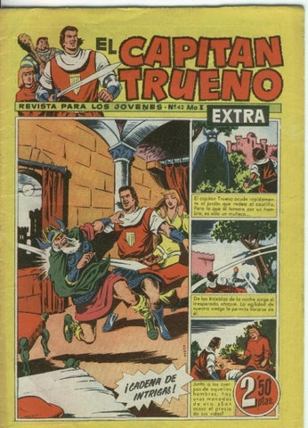 El Capitan Trueno Extra numero 042 (numerado 1 en trasera)
