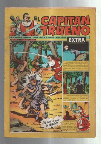El Capitan Trueno Extra numero 060 (numerado 1 en trasera)