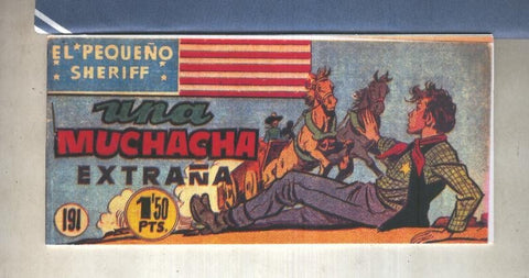 El Pequeño Sheriff facsimil numero 191: Una muchacha extraña