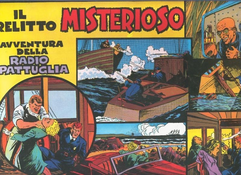 Radio Pattuglia numerado 20 a boligrafo en laterial superior izquierdo