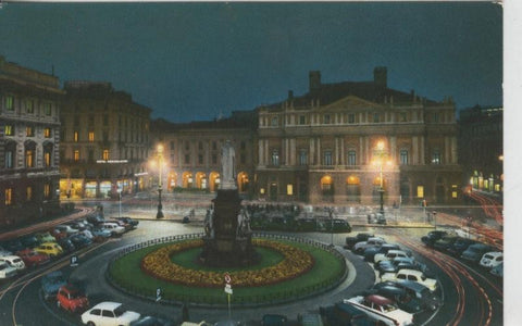 Postal 009210: Plaza de la Scala de Milan, Italia