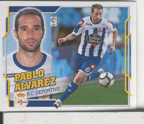 Cromos: Liga 2010-2011: Deportivo Coruña: Pablo Alvarez