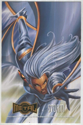 MARVEL METAL PRINTS 1995: STORM - Tormenta (Fleer Corporation 1995)