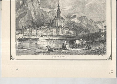 Lamina 12: Dinant hacia 1840