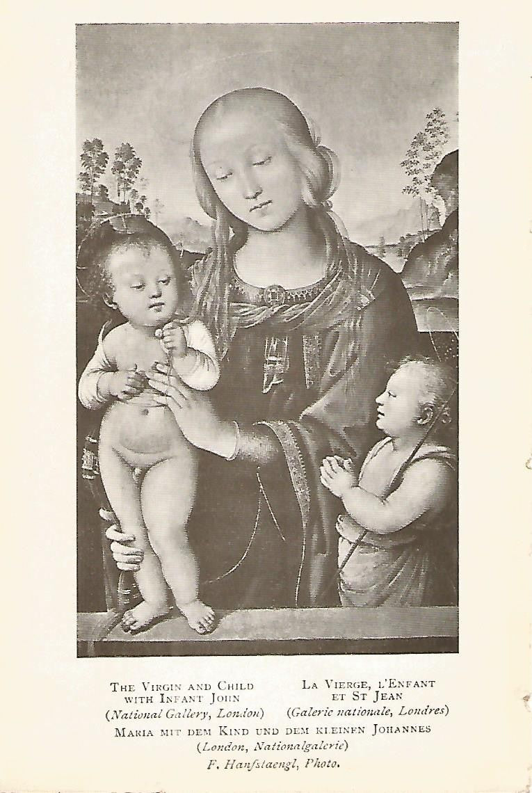 Lamina 198: PERUGINO. La Virgen y el Niño con el niño Juan