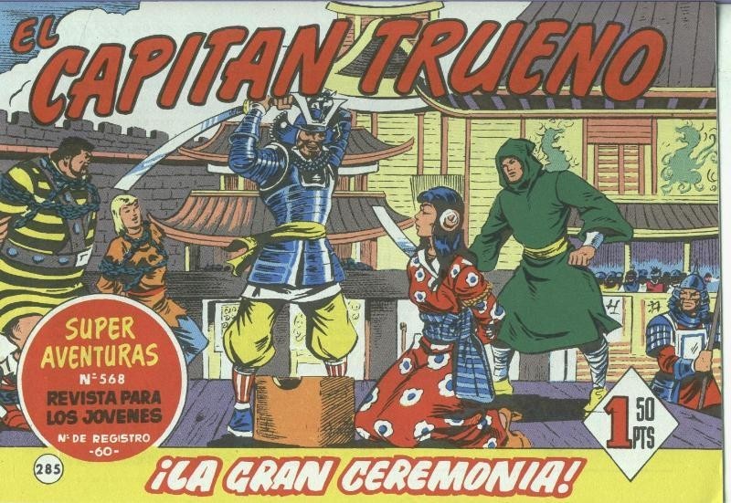 El Capitan trueno facsimil numero 285: La gran ceremonia