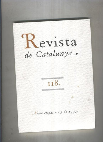 Revista de catalunya numero 118