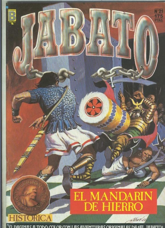 Jabato edicion historica primera edicion numero 021: El mandarin de hierro (numerado 2 en trasera)