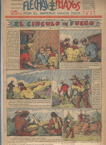 Flechas y Pelayos numero 133 del  22.junio.1941