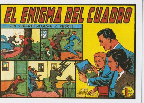 Roberto Alcazar y Pedrin facsimil numero 0318: El enigma del cuadro