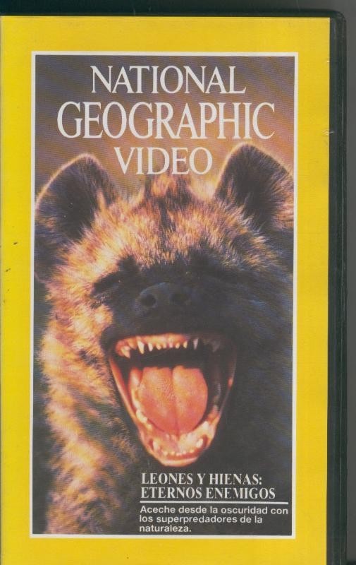 National Geographic Video VHS numero 34: Leones y hienas: eternos enemigos