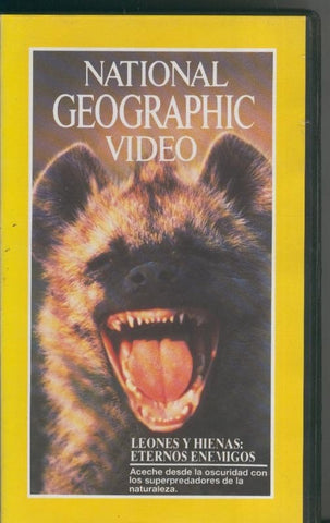 National Geographic Video VHS numero 34: Leones y hienas: eternos enemigos