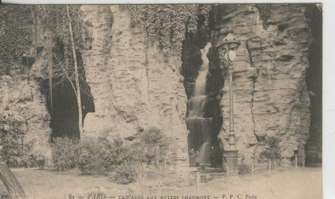 Postal 008864: Paris, Cascades aux Buites Chaumont
