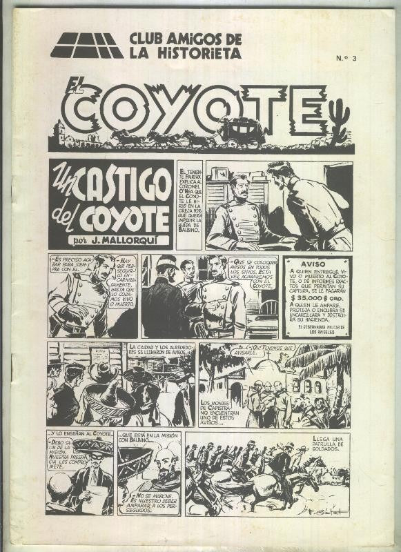 El Coyote, facsimil CAH numero 03