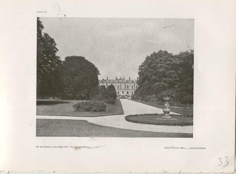 Jardines ingleses lamina 33: Croxteth Hall, Lancashire