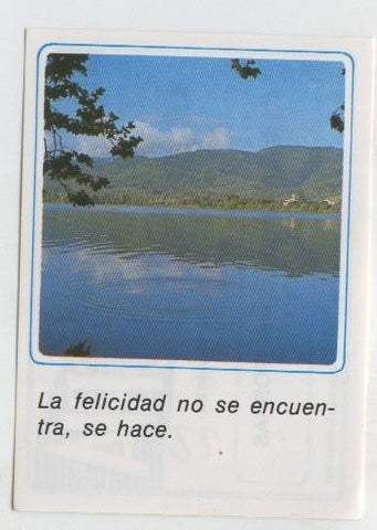 Cromos: Mensajes de Alegria numerado 22