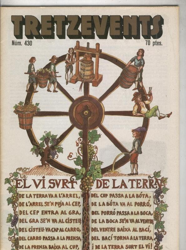 Tretzevents numero 430La verema por Josep M de Sagarra