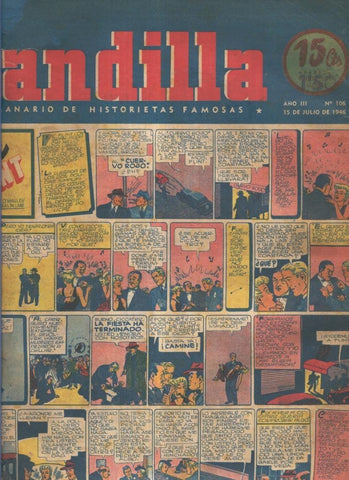 Pandilla semanario de historietas famosas numero 106 (procede de tomo desencuadernado)
