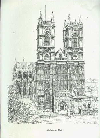Lamina:  Westminster Abbey