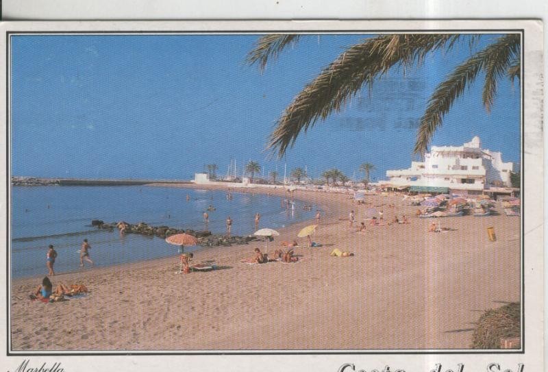 Postal 010091: Playa de Marbellas, malaga