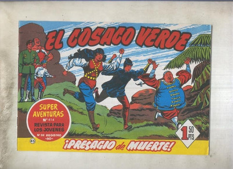 El Cosaco Verde facsimil de Ediciones B numero 045