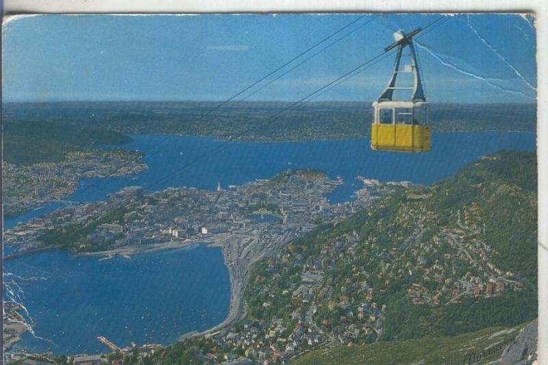 Postal 5969 : Norge, Bergen, Svevebanen til Ulriken