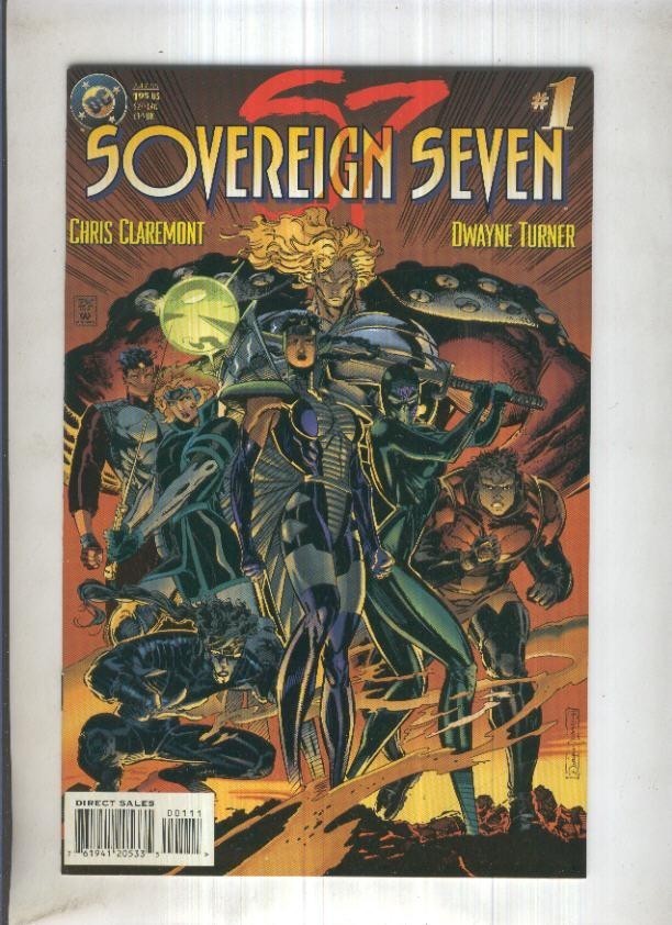 SOVEREIGN SEVEN, Vol.1 No.01: Dark Stormy Night (DC 1995)