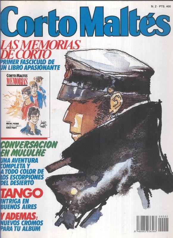 Corto Maltes revista numero 02 (numerado 1 en trasera) (NO lleva los cromos)