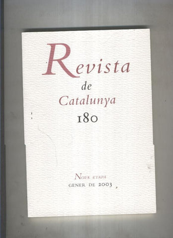 Revista de catalunya numero 180