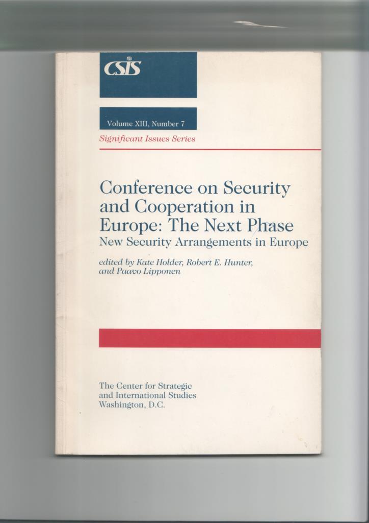Conference on Security and Cooperation in Europe : The Next Phase
