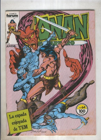 Conan el Barbaro primera edicion numero 064 (numerado 2 en trasera)