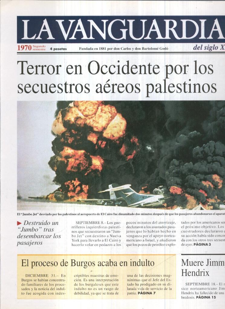 La Vanguardia 1970 Segundo semestre