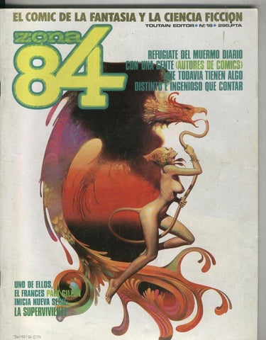 Zona 84 numero 16: Reportaje por Javier coma, Qebo de Rick Veitch, Custer de trillo y Bernet,