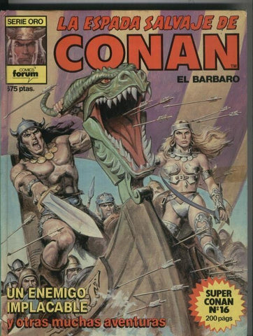 Super Conan primera edicion numero 16: Un  enemigo impacable