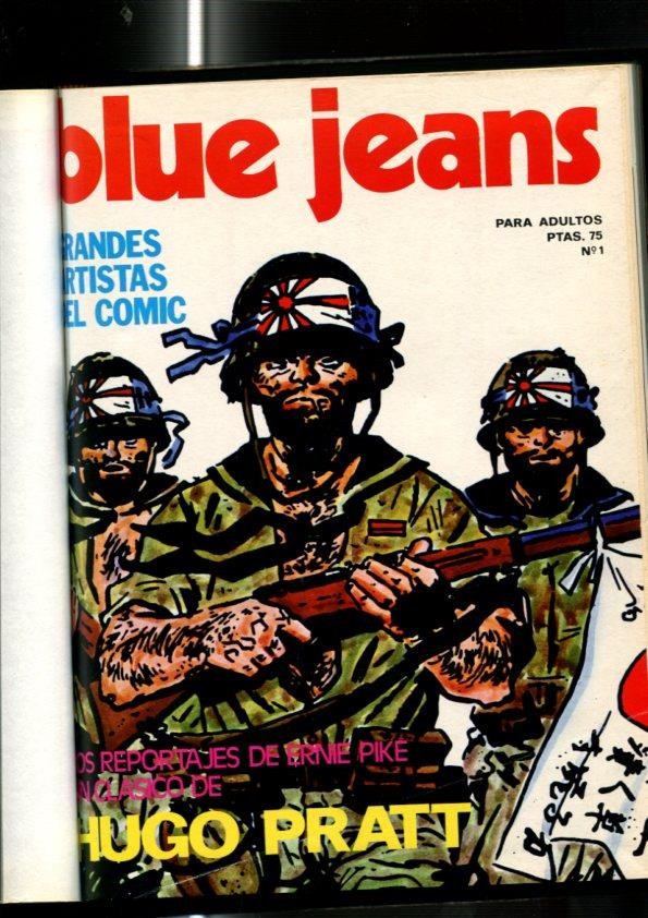 Blue Jeans, coleccion completa encuadernada en 6 tomos color verde