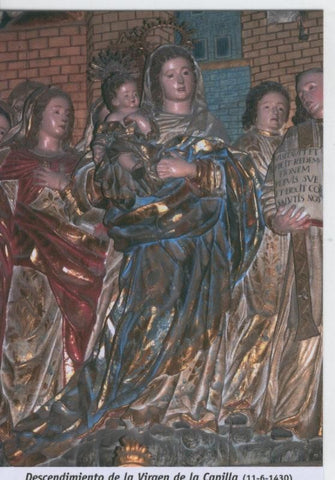 Postal Virgenes 981 : Descendimiento de la Virgen de la Capilla