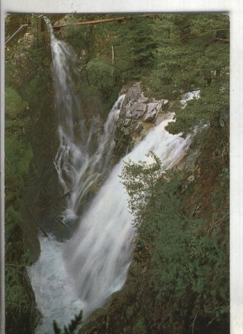 Postal: Pirineo aragones: Valle de Gistau: cascada en el riol cinqueta
